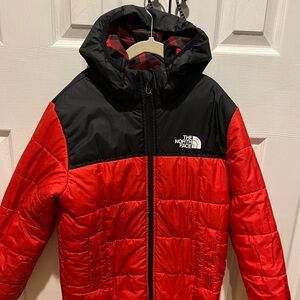 The North Face boys winter coat — REVERSIBLE!